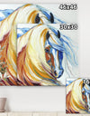 Gypsy Vanner Dream - Cottage Gallery-wrapped Canvas