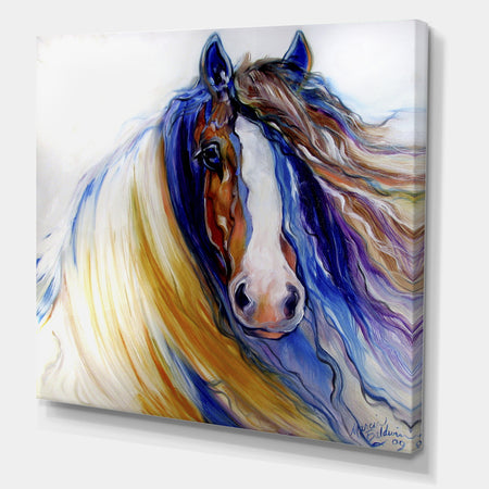 Gypsy Vanner Rouge - Cottage Canvas Artwork
