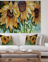 Sunflower Dance - Cottage Canvas Art Print