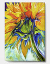 Sunflower In July - Cottage Gallery-wrapped Canvas