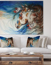 The Drifter Indian War Horse - Cottage Premium Canvas Wall Art