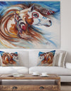 Wind Of Thunder Indian War Horse - Cottage Canvas Art Print