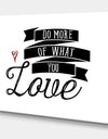 Do More You Love - Cottage Canvas Wall Art