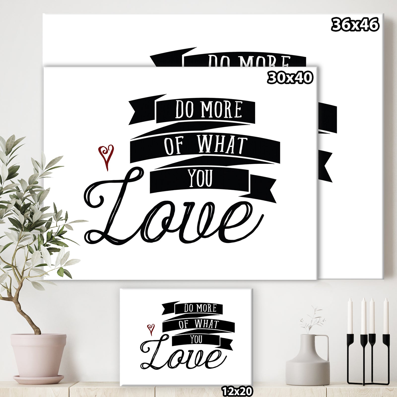 Do More You Love - Cottage Canvas Wall Art