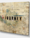 Enjoy Lifes Journey - Cottage Canvas Art Print