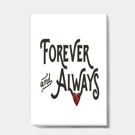 Forever Always - Cottage Canvas Wall Art