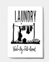 Laundry In The Afternoon - Cottage Gallery-wrapped Canvas