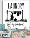 Laundry In The Afternoon - Cottage Gallery-wrapped Canvas