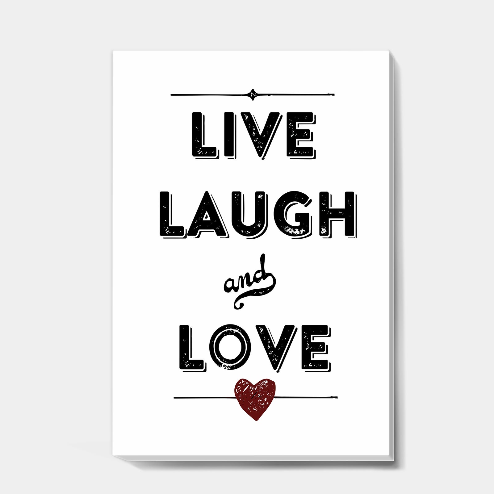Live Laugh Love - Cottage Premium Canvas Wall Art