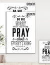 Pray About Everything - Cottage Canvas Art Print