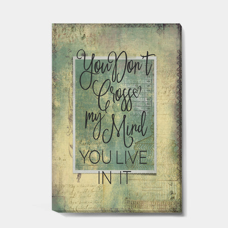 You Cross My Mind - Cottage Canvas Art Print