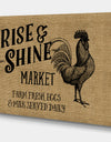 Rise And Shine Market - Farmhouse Canvas Artwork