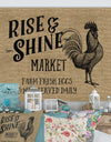 Rise And Shine Market - Farmhouse Canvas Artwork