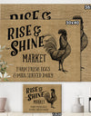 Rise And Shine Market - Farmhouse Canvas Artwork