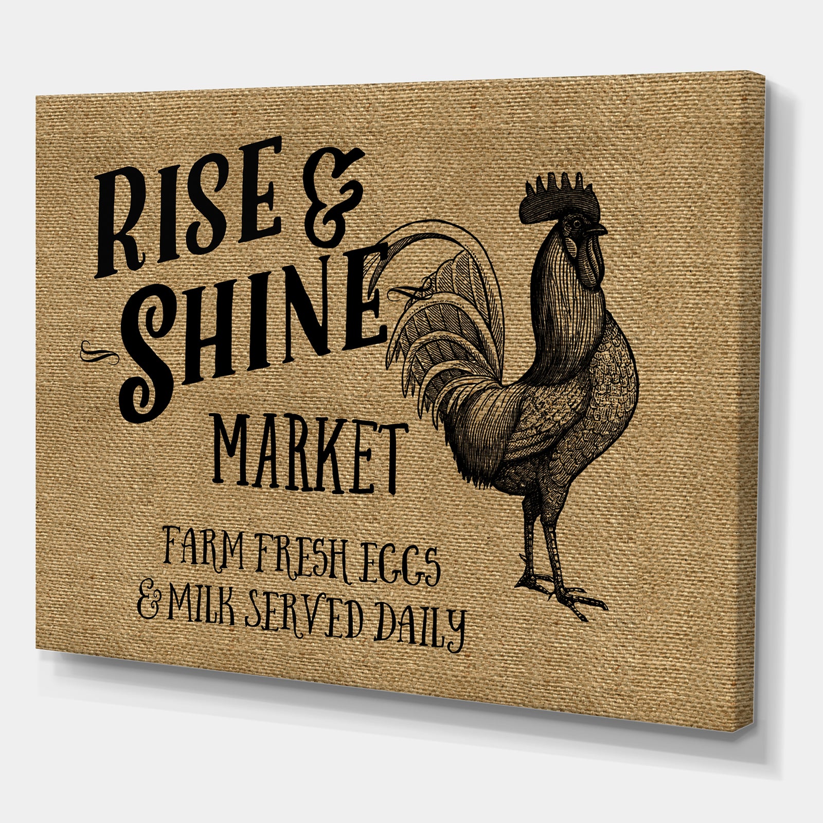 Rise And Shine Market - Farmhouse Canvas Artwork