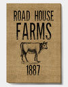 Road House Farms - Farmhouse Premium Canvas Wall Art