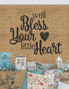 Bless Your Heart - Cottage Canvas Art Print