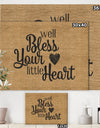 Bless Your Heart - Cottage Canvas Art Print