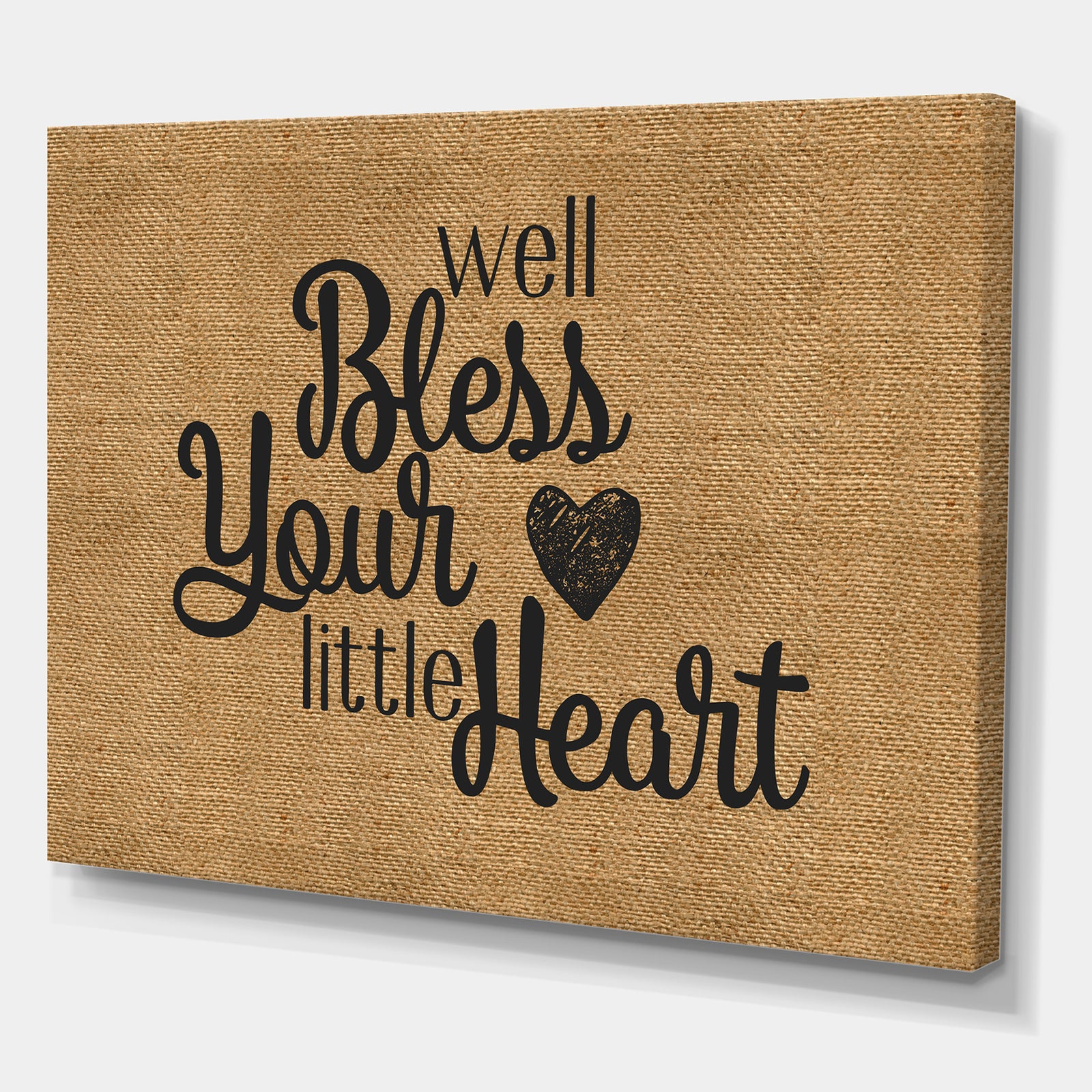 Bless Your Heart - Cottage Canvas Art Print
