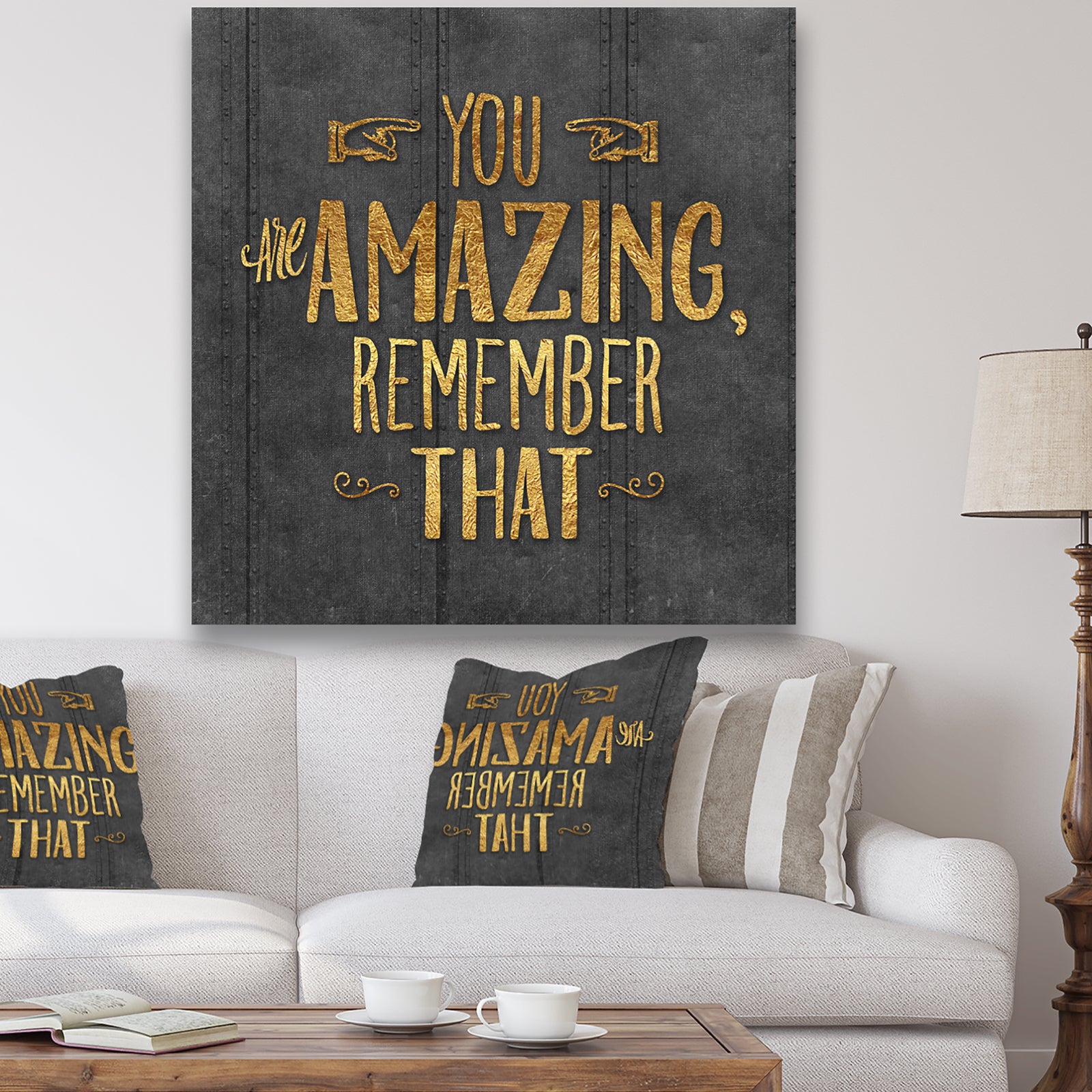 Gold Amazing - Cottage Gallery-wrapped Canvas