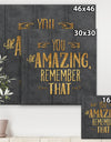 Gold Amazing - Cottage Gallery-wrapped Canvas