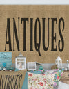 Antiques Burlap
 - Cottage Canvas Wall Art