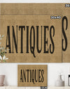 Antiques Burlap
 - Cottage Canvas Wall Art