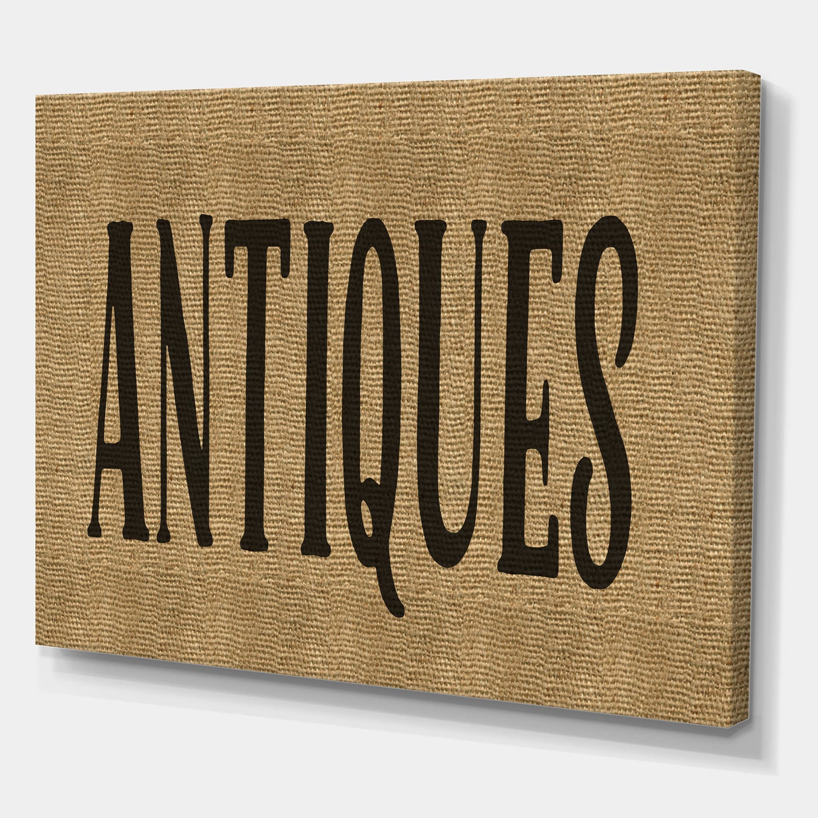 Antiques Burlap
 - Cottage Canvas Wall Art