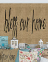 Bless our Home - Cottage Canvas Art Print