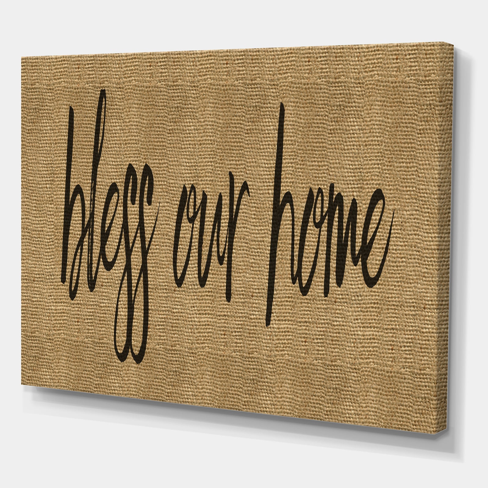Bless our Home - Cottage Canvas Art Print