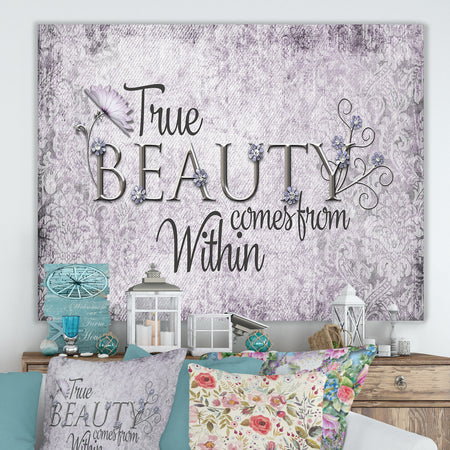 True Beauty - Cottage Gallery-wrapped Canvas