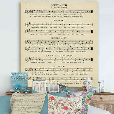 Prayer Song - Cottage Gallery-wrapped Canvas