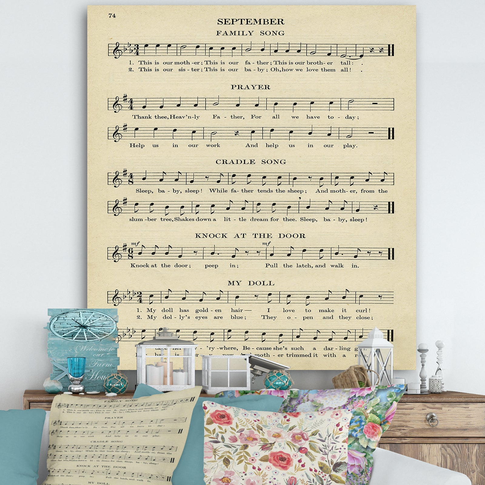 Prayer Song - Cottage Gallery-wrapped Canvas