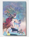 The Last Mermaid - Modern & Contemporary Canvas Wall Art