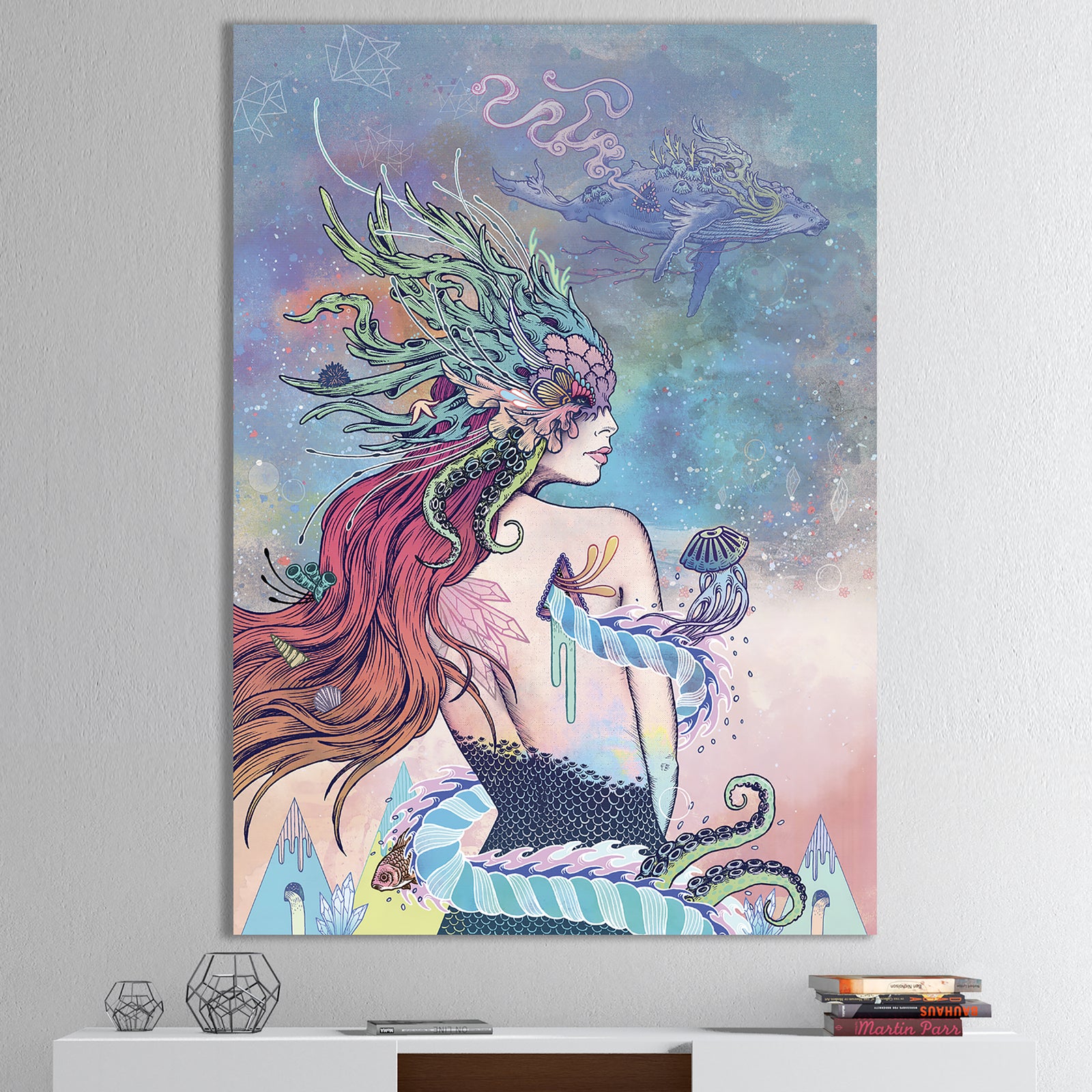 The Last Mermaid - Modern & Contemporary Canvas Wall Art