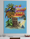 Tropical Vibes Island Time - Cottage Canvas Wall Art