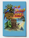 Tropical Vibes Island Time - Cottage Canvas Wall Art