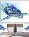 Sea Turtle - Cottage Canvas Artwork