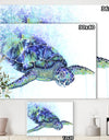 Sea Turtle - Cottage Canvas Artwork