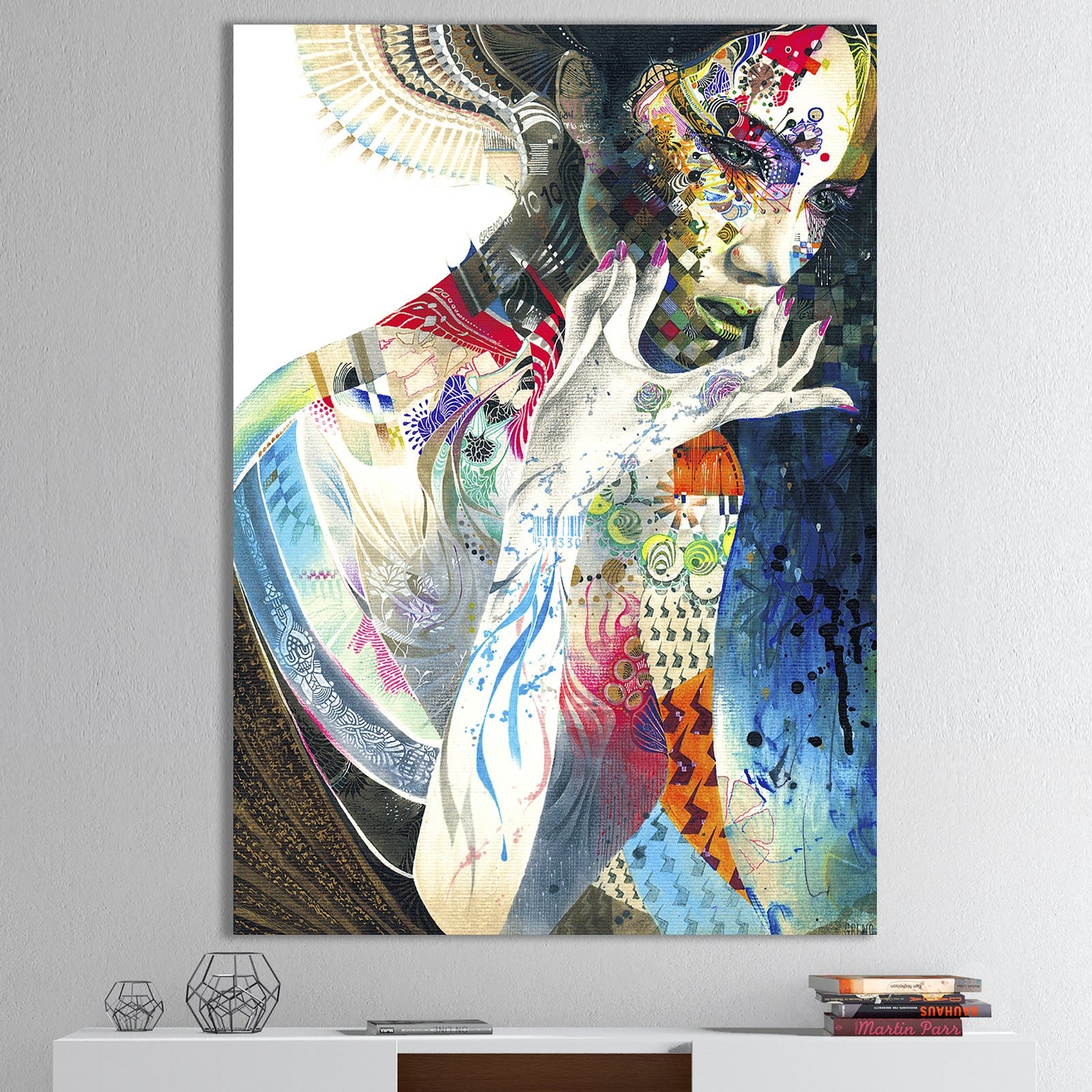 Urban Beauty Wondering - Modern & Contemporary Canvas Artwork