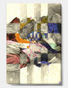 Urban Couple Colorful Kiss - Modern & Contemporary Canvas Wall Art