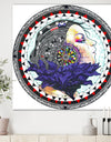 Urban Girl Mandala - Modern & Contemporary Canvas Art Print
