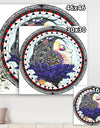Urban Girl Mandala - Modern & Contemporary Canvas Art Print