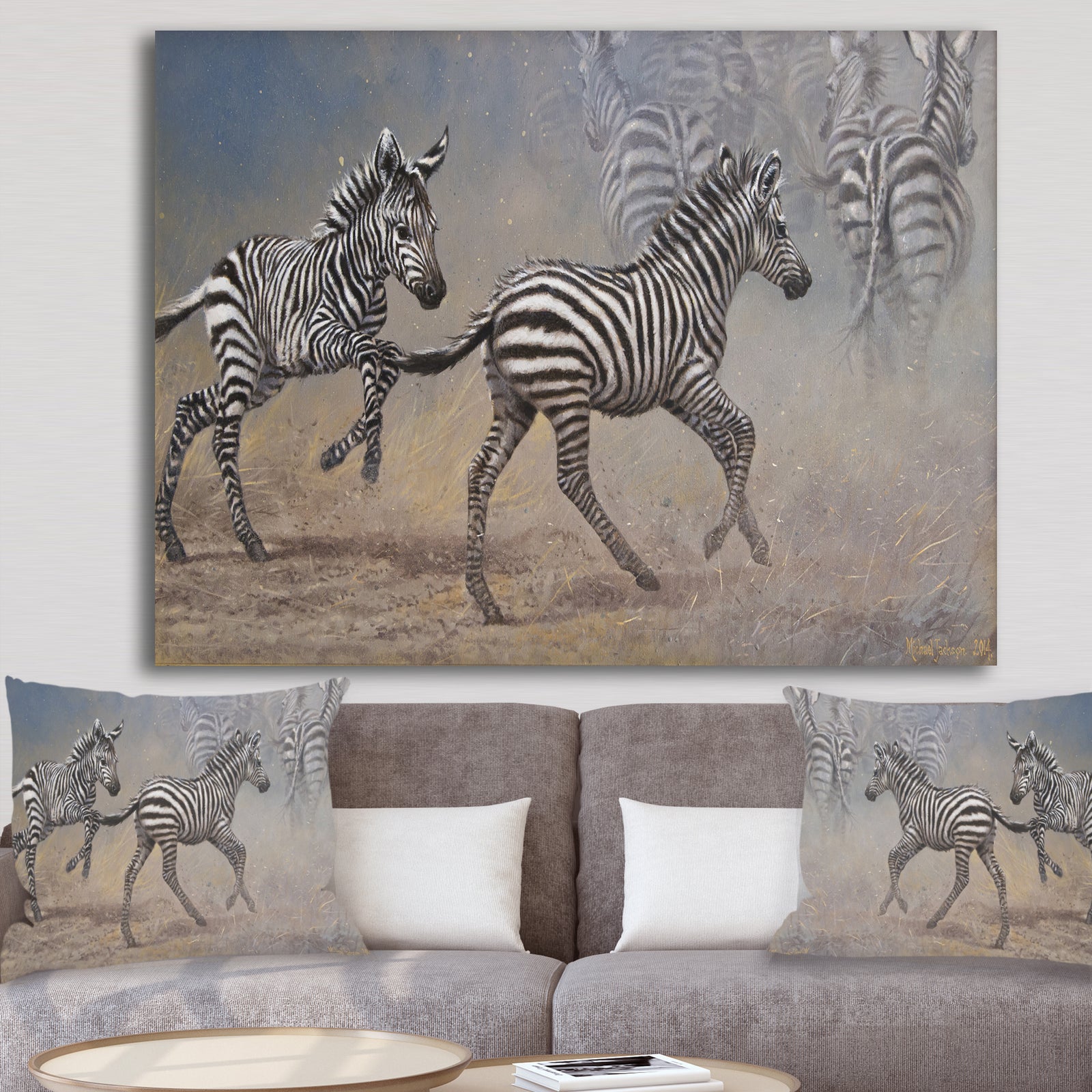 Michael Jackson 07 - Cottage Canvas Art Print
