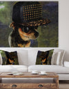 Chihuahua With Hat - Cottage Canvas Artwork