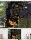 Chihuahua With Hat - Cottage Canvas Artwork