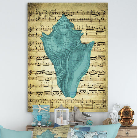 Blue Sea 1 - Nautical & Coastal Canvas Art Print