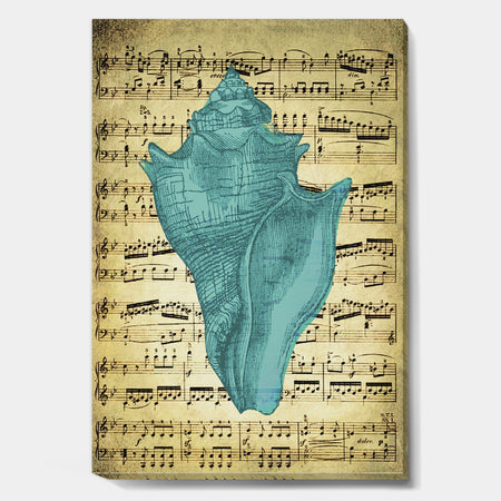 Blue Sea 1 - Nautical & Coastal Canvas Art Print