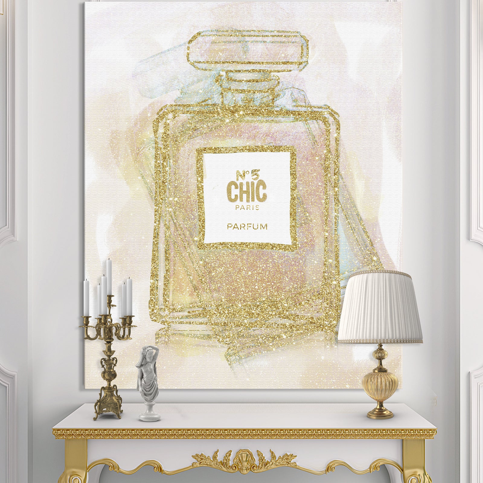 Chic Nr 5 Paris Parfum I - Fashion Canvas Wall Art