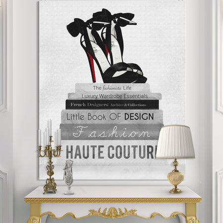 Fashionista Reads 3 - Fashion Canvas Artwork